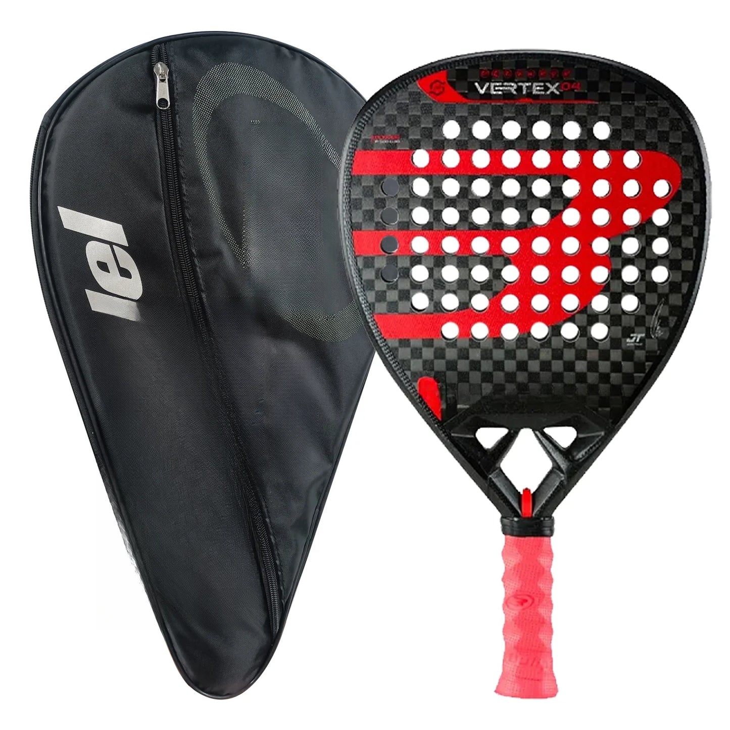 Padel Racket Carbon Fiber EVA Memory Flex Foam Core Lightweight Racket