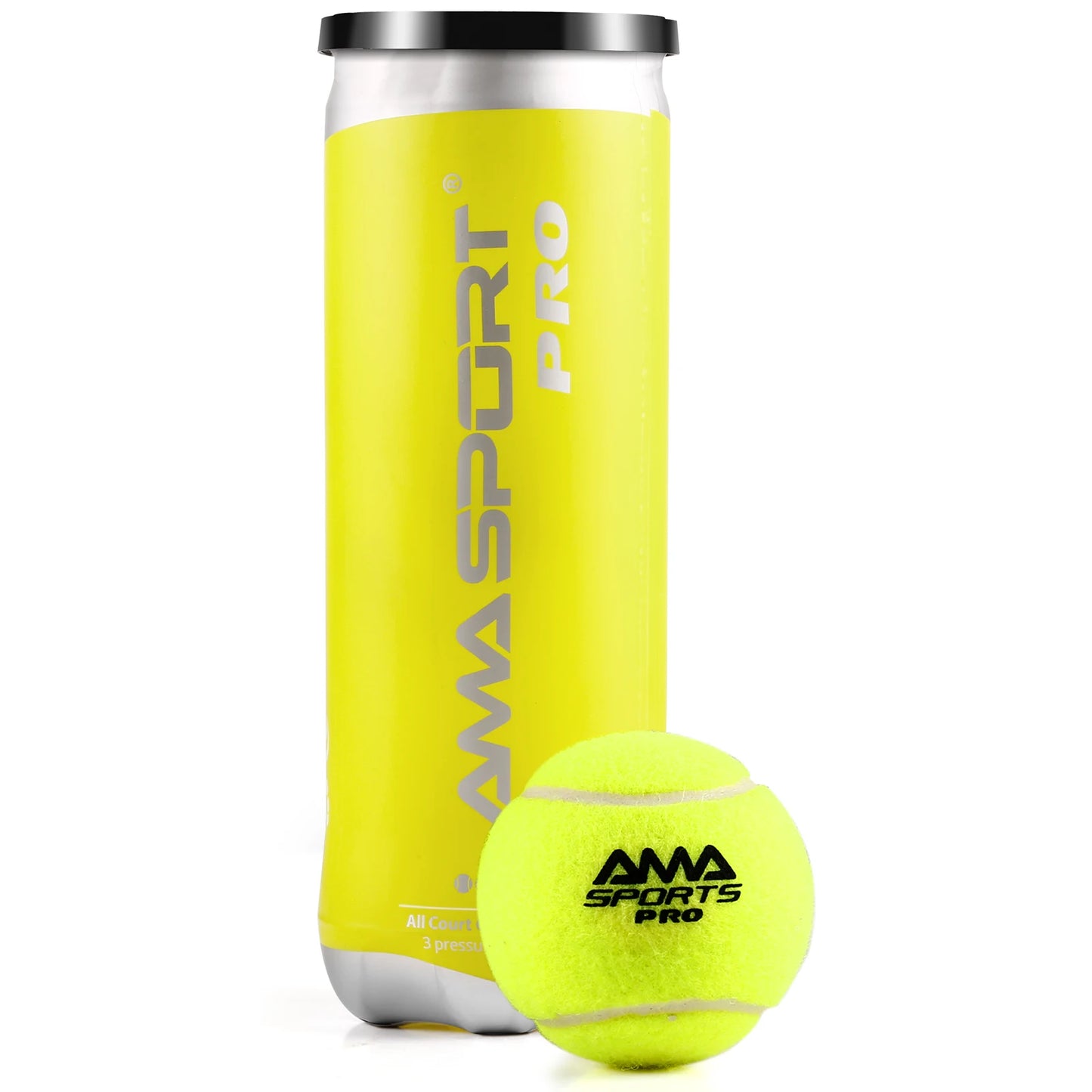 AMASPORT Padel Balls - High Quality, Pressurized Tubes