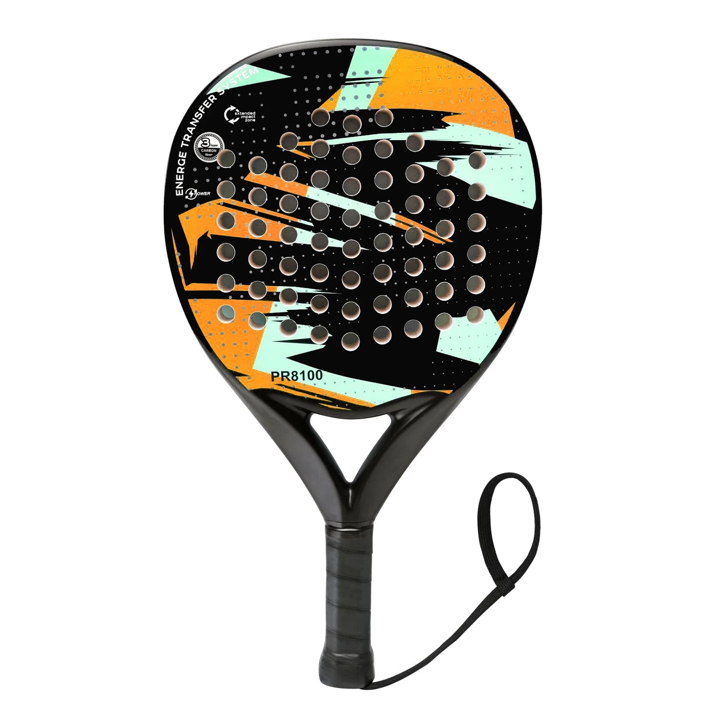 Carbon Fiber Round Padel Racket