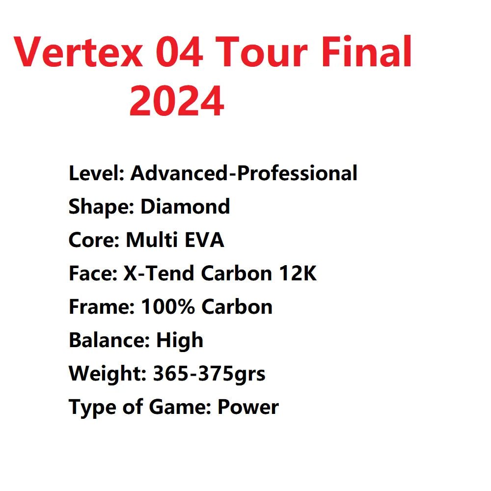 Padel Racket Carbon Fiber EVA Memory Flex Foam Core Lightweight Racket