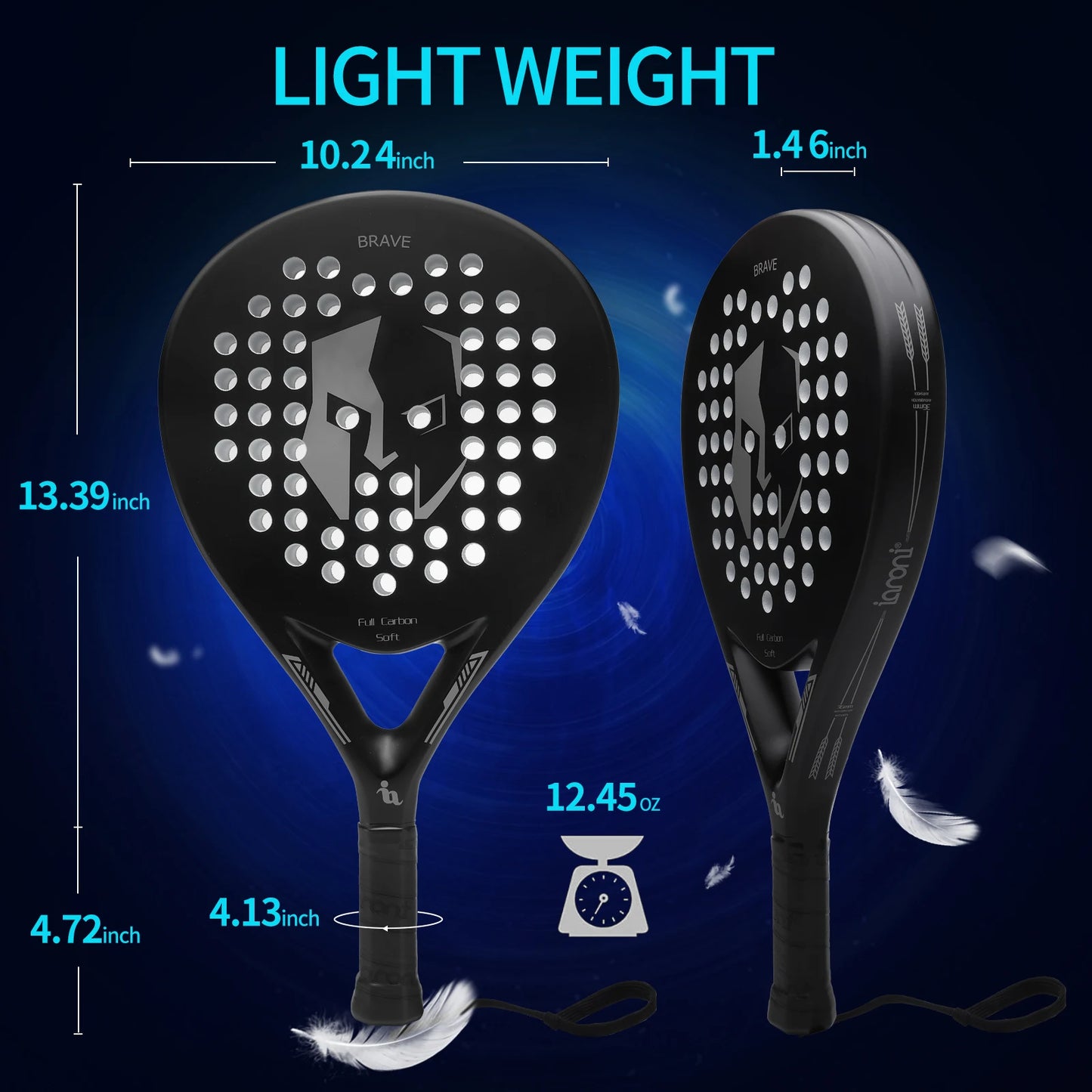 Padel Tennis Rackets - Carbon Fiber
