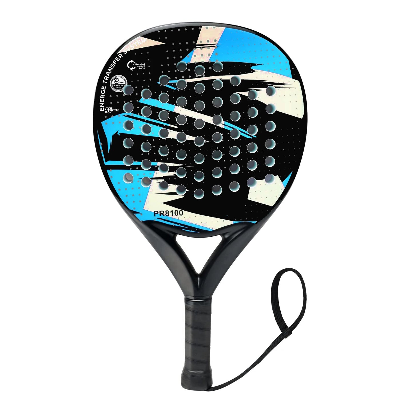 Carbon Fiber Round Padel Racket