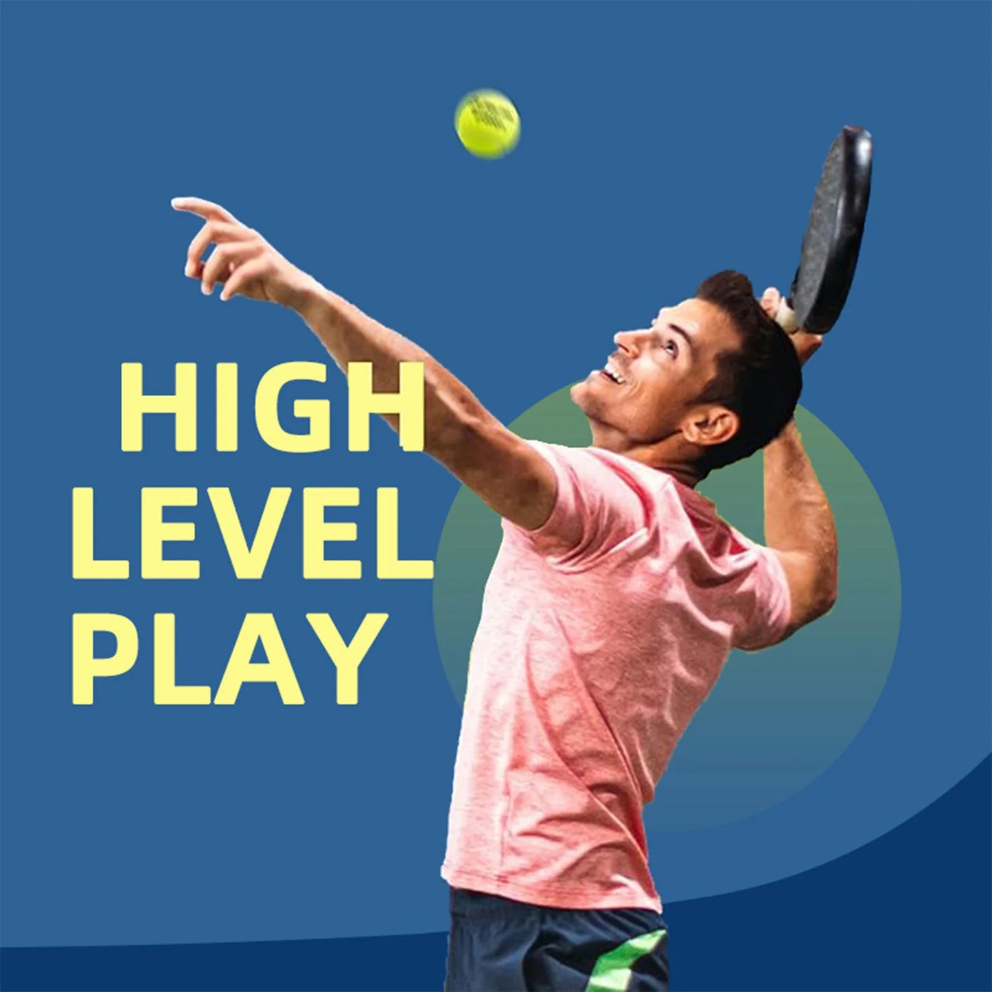 3pcs Padel Balls - High Bounce Court Balls