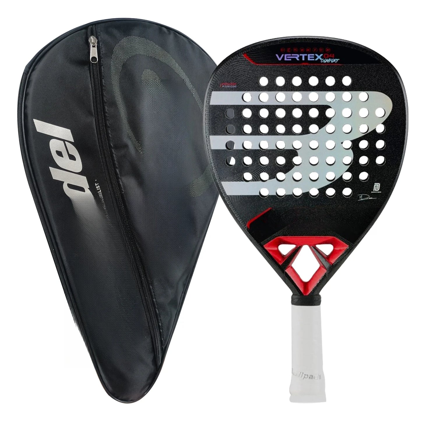 Padel Racket Carbon Fiber EVA Memory Flex Foam Core Lightweight Racket