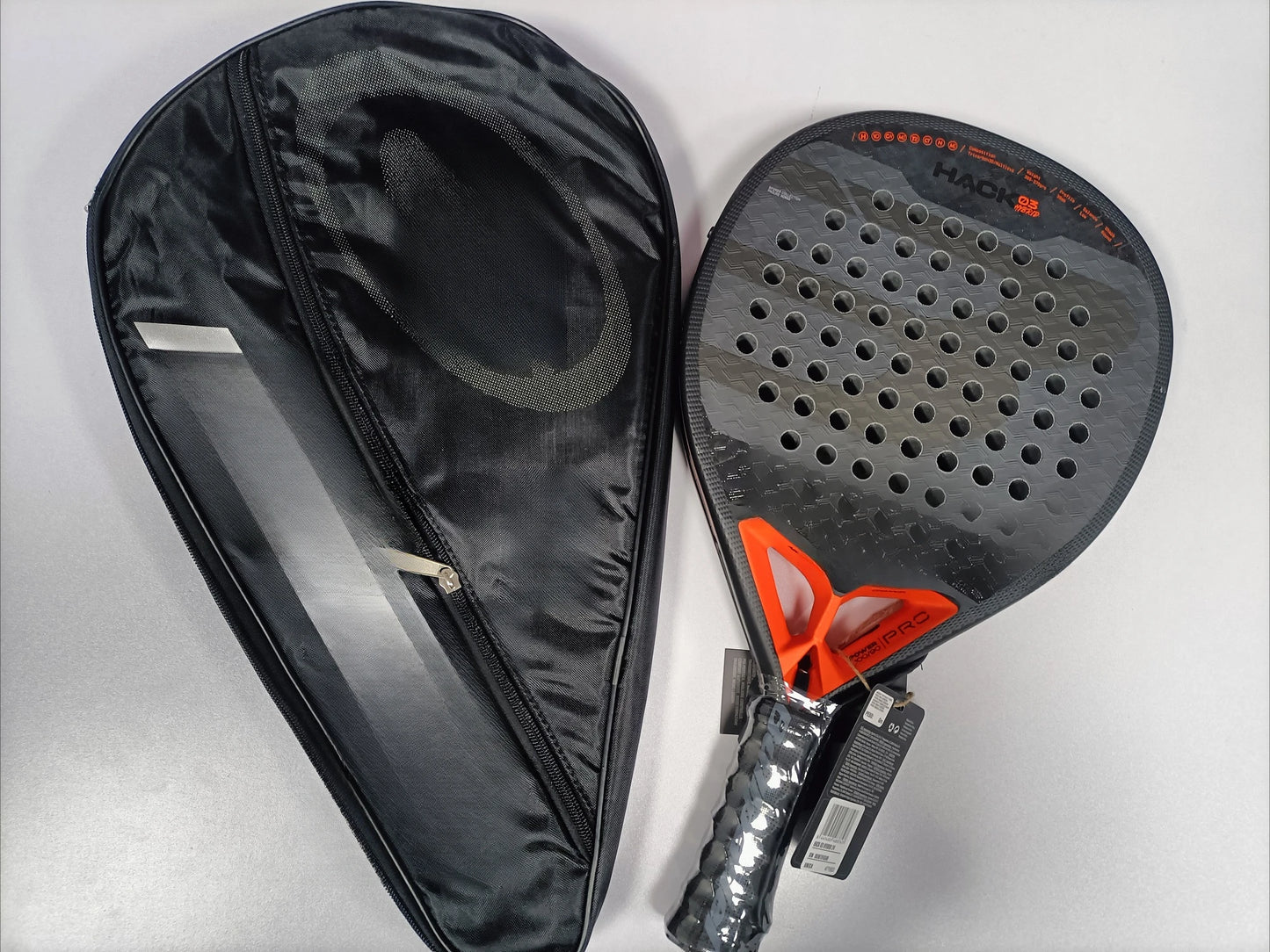 Padel Racket Carbon Fiber EVA Memory Flex Foam Core Lightweight Racket