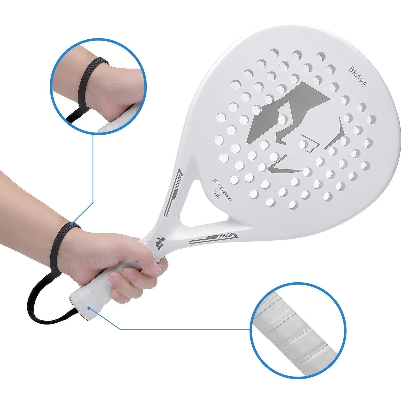 Padel Tennis Rackets - Carbon Fiber